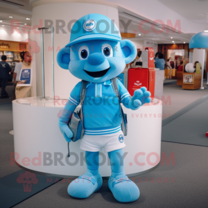 Sky Blue Armband maskot...
