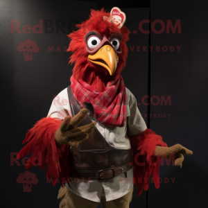 Red Roosters maskot drakt...