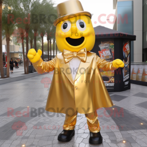 Gold Soda Can maskot...