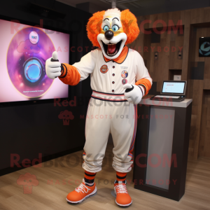 Peach Evil Clown mascotte...