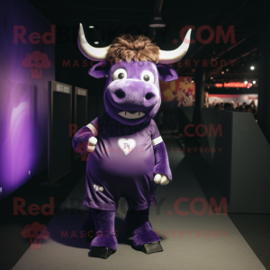 Postava maskota Purple Bull...