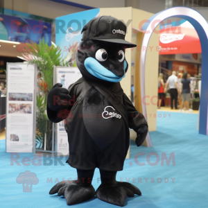 Black Dolphin mascotte...