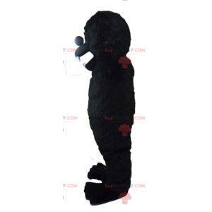 Mascotte de gorille noir à l'air féroce - Redbrokoly.com