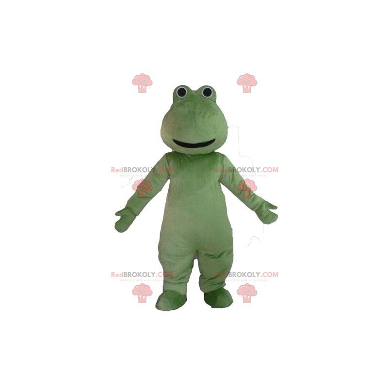 Sehr lächelndes grünes Froschmaskottchen - Redbrokoly.com Sehr lächelndes grünes Froschmaskottchen - Redbrokoly.com
