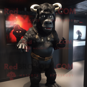 Black Minotaur mascotte...