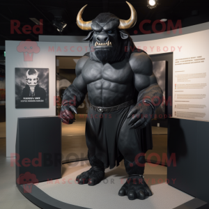 Black Minotaur mascotte...