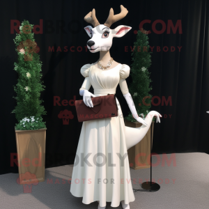 White Deer maskot kostume...