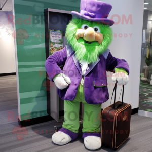 Lavendel kabouter mascotte...