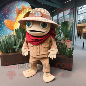 Tan Fish Tacos maskot...