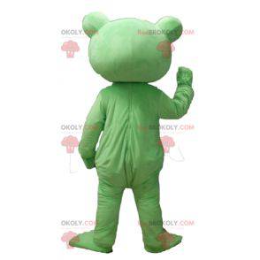 Zeer glimlachende groene kikker mascotte - Redbrokoly.com