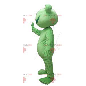 Zeer glimlachende groene kikker mascotte - Redbrokoly.com