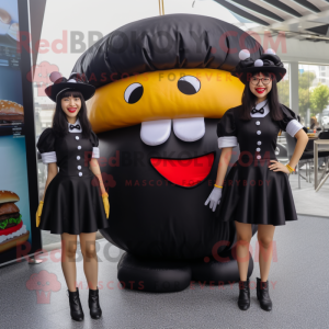 Black Burgers mascotte...