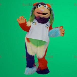 Mascote do yeti multicolorido - Redbrokoly.com