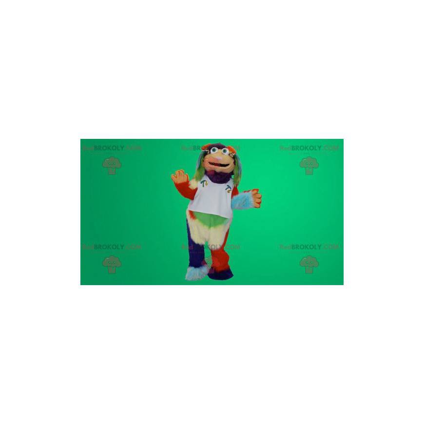 Vícebarevný maskot yeti - Redbrokoly.com Vícebarevný maskot yeti - Redbrokoly.com
