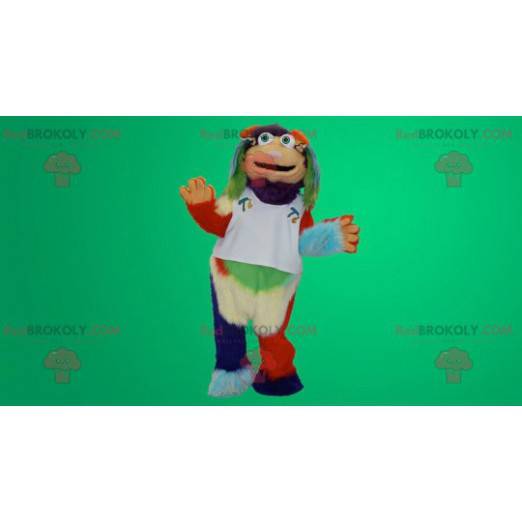 Mascotte de yéti multicolore - Redbrokoly.com