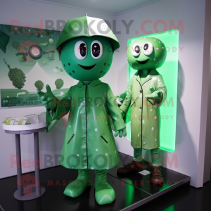 Green Doctor maskot kostym...