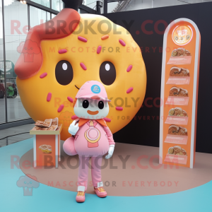 Postava maskota Peach Donut...