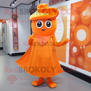Orange Candy Box maskot...