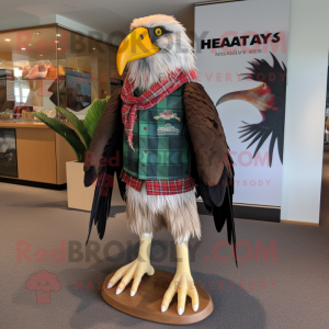 nan Haast'S Eagle mascot costume character dressed with a Board Shorts and Pocket squares