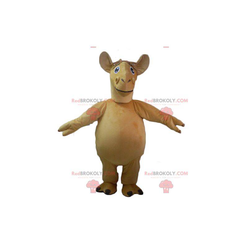 Riesiges beige Dromedar Kamel Maskottchen - Redbrokoly.com