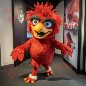 Red Harpy mascotte kostuum...