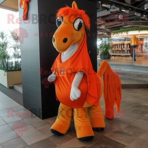 Orange Horse mascotte...