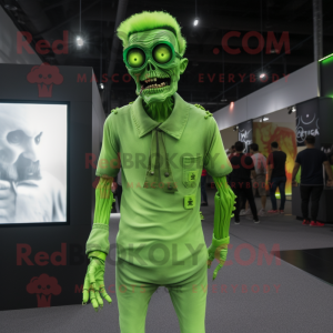 Lime Green Undead maskot...