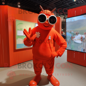  Lobster mascotte kostuum...
