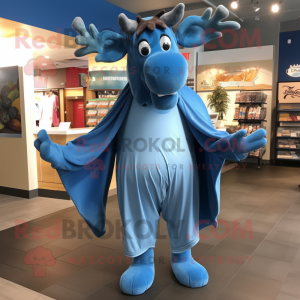 Blue Elk mascotte kostuum...