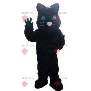 Gigantisk svart panter svart katt maskot - Redbrokoly.com