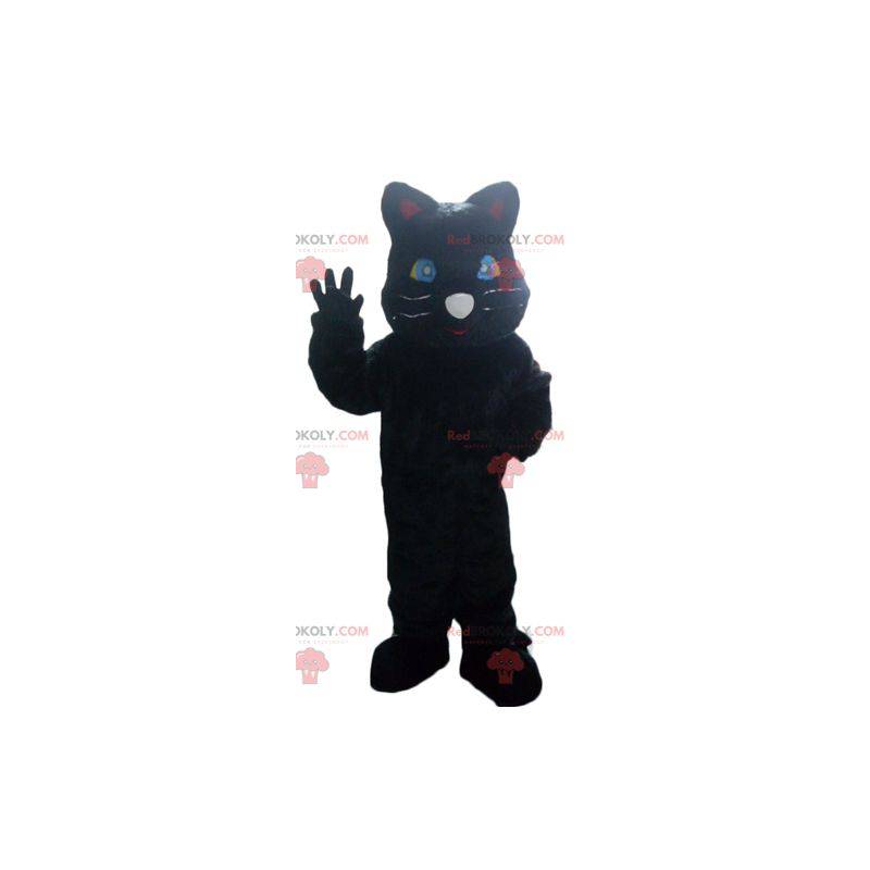 Mascotte de chat noir de panthère noire géante - Redbrokoly.com