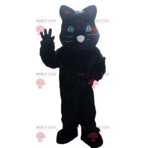 Mascotte de chat noir de panthère noire géante - Redbrokoly.com