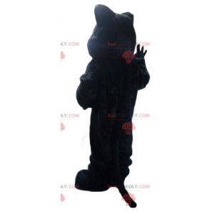 Gigantisk svart panter svart katt maskot - Redbrokoly.com