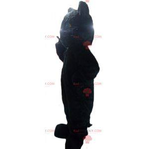 Mascotte de chat noir de panthère noire géante - Redbrokoly.com