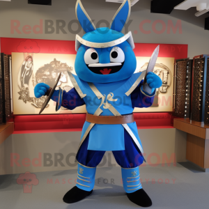 Blue Samurai mascotte...