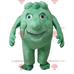 Mascote gigante monstro verde alcachofra - Redbrokoly.com