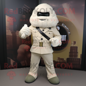Cream Commando maskot...