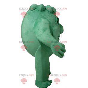 Mascotte de monstre vert d'artichaut géant - Redbrokoly.com