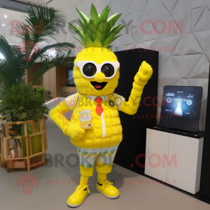 Yellow Pineapple mascotte...