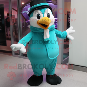 Teal Ice mascotte kostuum...