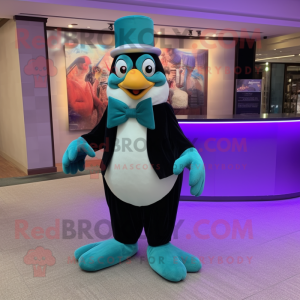Teal Ice mascotte kostuum...