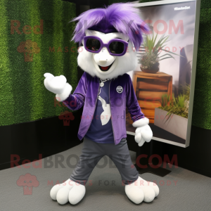 Purple Skunk mascotte...