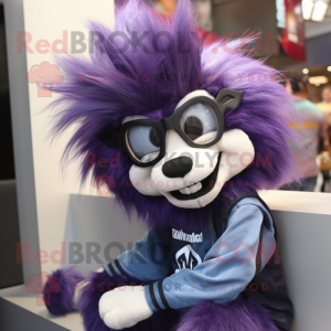 Purple Skunk mascotte...
