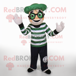 Forest Green Mime mascotte...