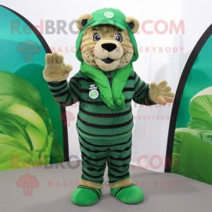 Green Tiger mascotte...