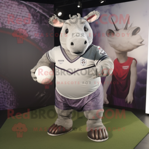 Silver Rhinoceros maskot...