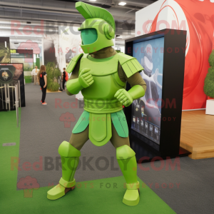 Limegrønn Spartan Soldier...