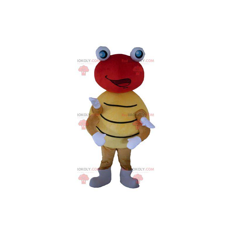 Ladybug mascot red and yellow polka dots - Redbrokoly.com