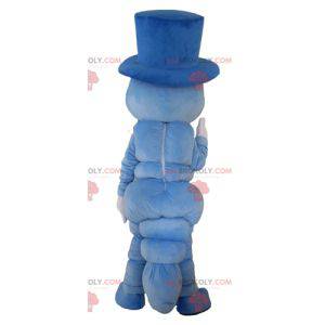 Mascote da lagarta gafanhoto azul - Redbrokoly.com