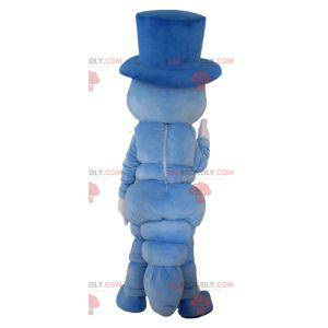 Mascotte blauwe sprinkhaan rups - Redbrokoly.com